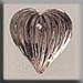 T12067 - Medium Fluted Heart - Rosaline