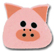 1222L Piggy- Just Another Button Co