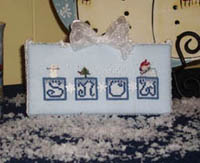 Snow Blocks (w/thread)
