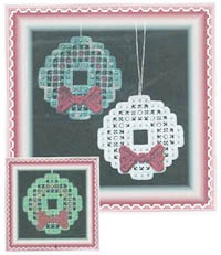 Handanger Christmas Wreath w/beads
