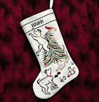 Britty Puppy Stocking        