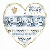 Blue and White Floral Kit