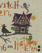 Halloween Branch - Haunted Birdhouse