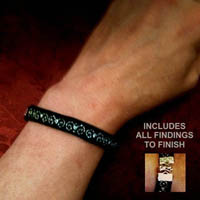 Black Bling Wristband Kit