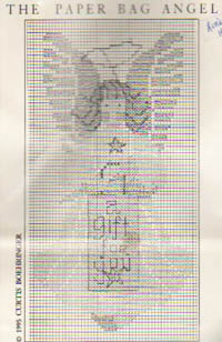 Paper Bag Angel Aida Kit