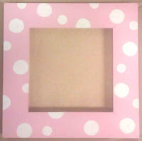 Spotty Dotty Pink & White Frame