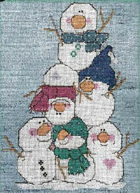 6 Snowman Pile Up