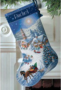 Sleigh Ride At Dusk Stocking Kit