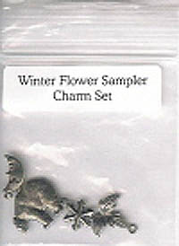 Winter Flower Sampler Charm Set