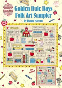 Golden Rule Days Folk Art Sampler