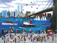 Beneath the Brooklyn Bridge