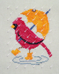 Rainy Day Cardinal