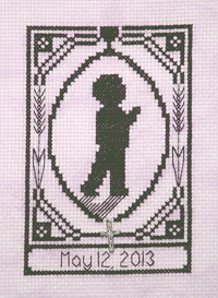 First Communion Boy Silhouette