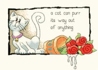 A Cat Can Purr Its Way Out of Anything