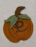 Pumpkin - Heart in Hand Button