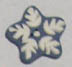 Snowflake - Heart in Hand Button