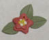Spring Flower - Heart in Hand Button
