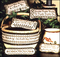 An English Motto Basket