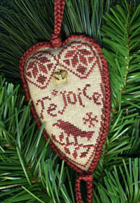 Quaker Rejoice Heart Ornament