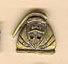 HSEOB16 - Old Brass Santa Homespun Elegance Button