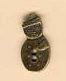 HSEOB4 - Old Brass Snowman Homespun Elegance Button