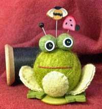 Fiona Frog Button Buddy Kit