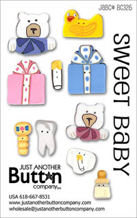 Sweet Baby Button Card