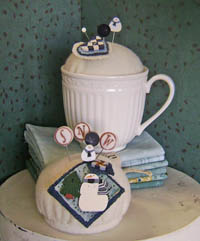Snowball - A Make-Do Pincushion Kit
