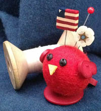 Button Buddies - Roxie Redbird Kit