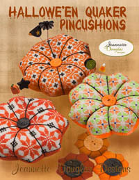 Halloween Quaker Pincushions