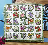 Floral Alphabet  Sampler Kit