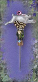 Running Rabbit Garden Pin LIMITED EDITION