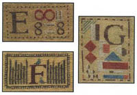 Alphabet Piddlings - EFG