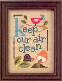 Keep Our Air Clean Green Flip-it