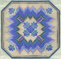 Bargello & Violets