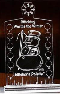 Snowman Hornbook Thread Palette