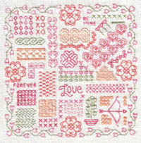 Valentine's Day Blackwork