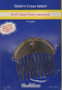 Haircomb Gold n Cross