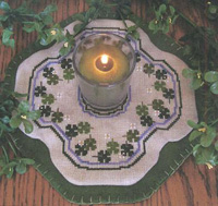 Candle Mats - Shamrocks