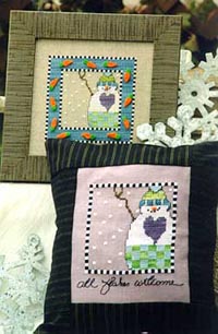 Button Borders Snowman