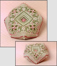 Cherry Blossoms Biscornu  Kit