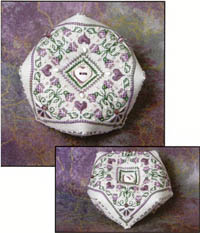 Lavender Blooms Biscornu