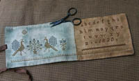 Peacock Sewing Roll