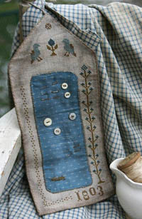 Blue Sewing Roll