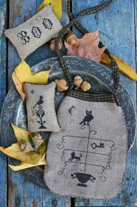 Blackwork Treat Bag & Pinkeeps