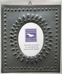 Oval Punched Tin Frame