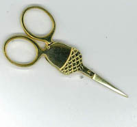 Acorn Scissors (Gold)