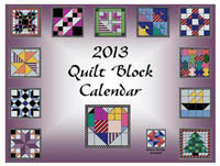 Quilt Block Calendar 2013