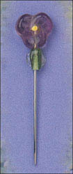 Violet Charm Garden Pin