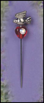 Love Bird Charm Garden Pin